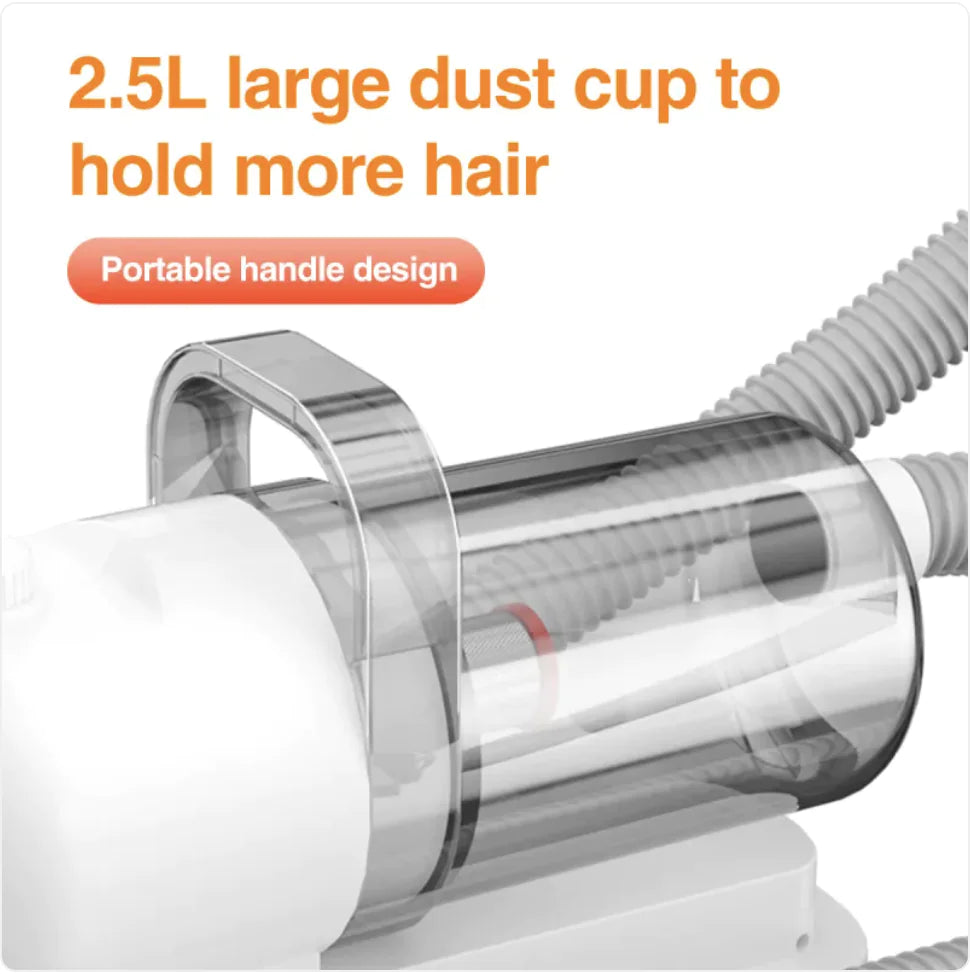 Pet Hair Care Vacuum & Scissors All-in-One Device