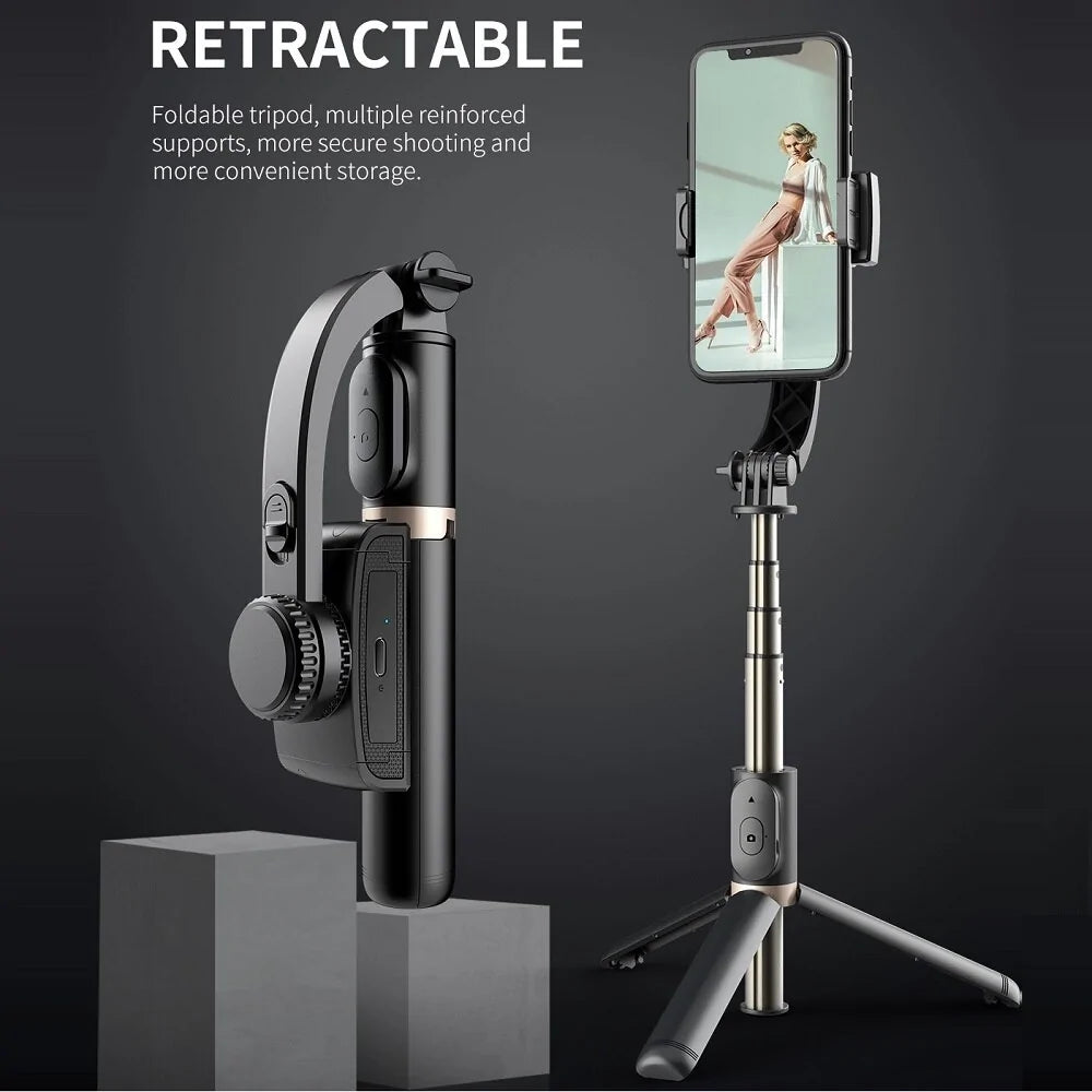 FANGTUOSI Handheld Gimbal Stabilizer for Smartphone and Action Camera Video Recording