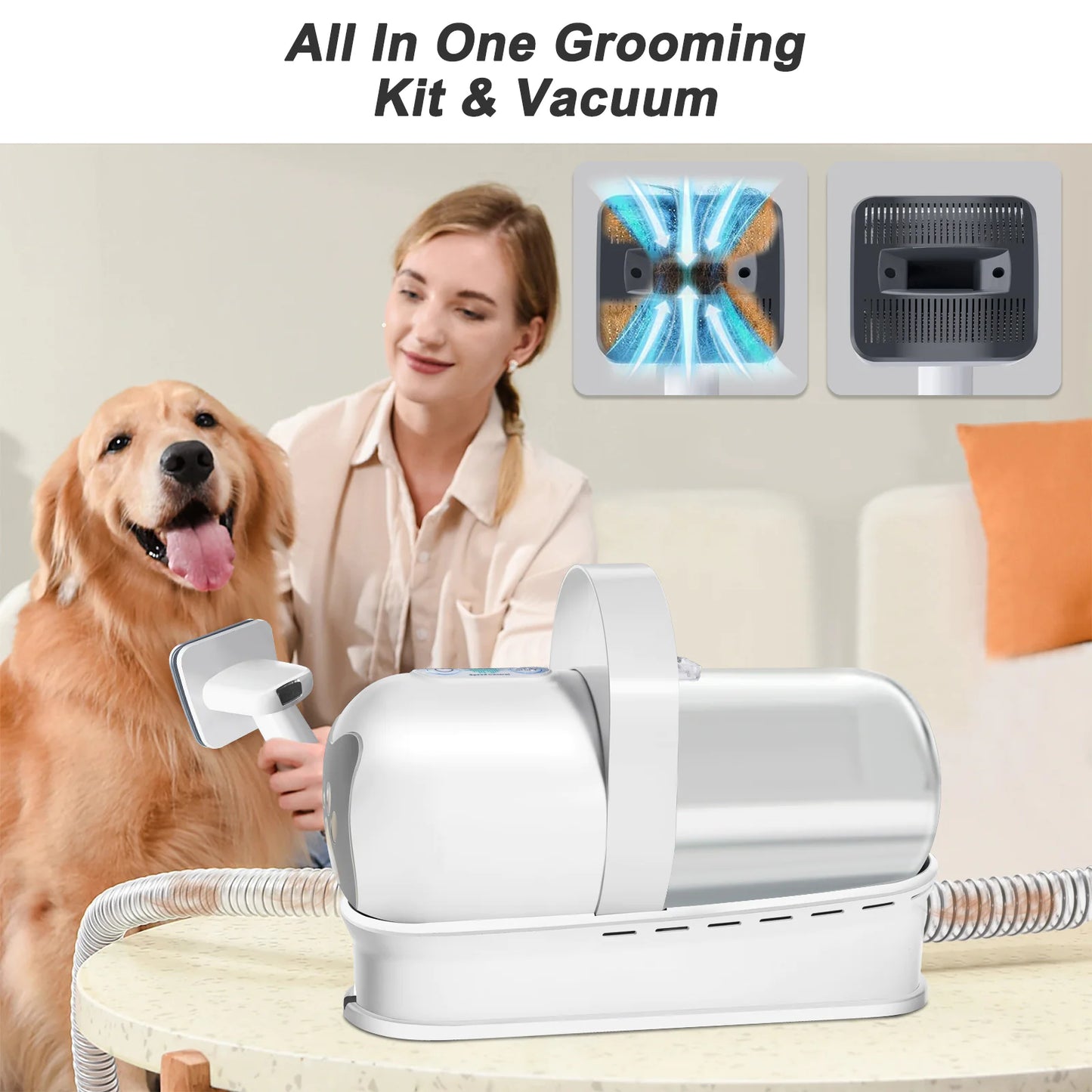 Vacuum Trimming 7-in-1 Multifunctional Pet Grooming Device